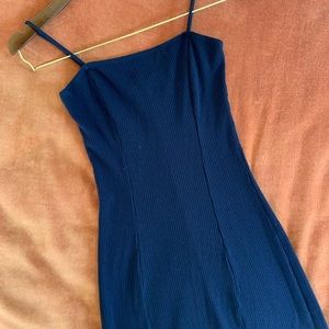 Reformation || ribbed midi bodycon dress